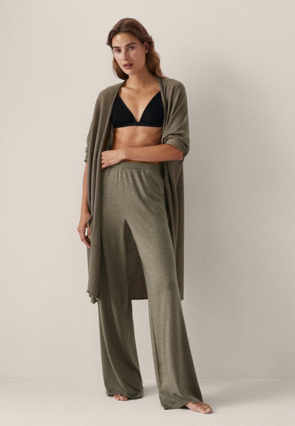 

Кардиган домашний Massimo Dutti, Коричневый