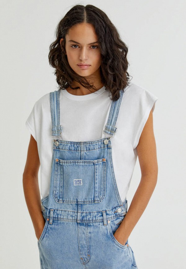 

Комбинезон джинсовый Pull&Bear, Голубой