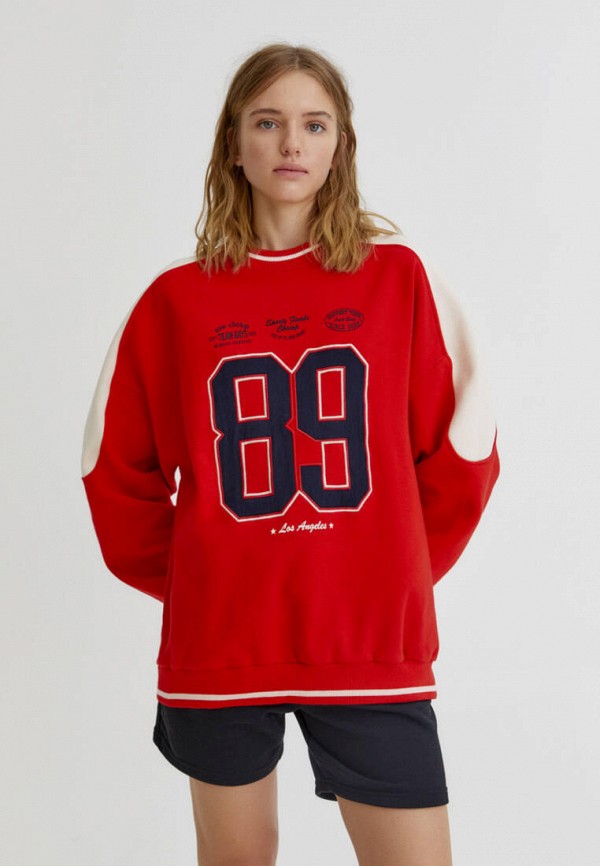

Свитшот Pull&Bear, Красный