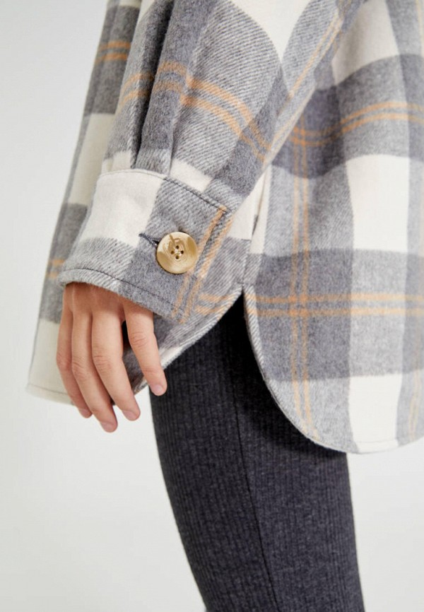 

Полупальто Pull&Bear, Серый
