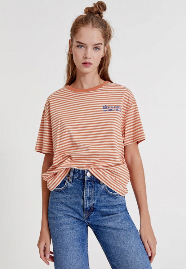 

Футболка Pull&Bear, Оранжевый