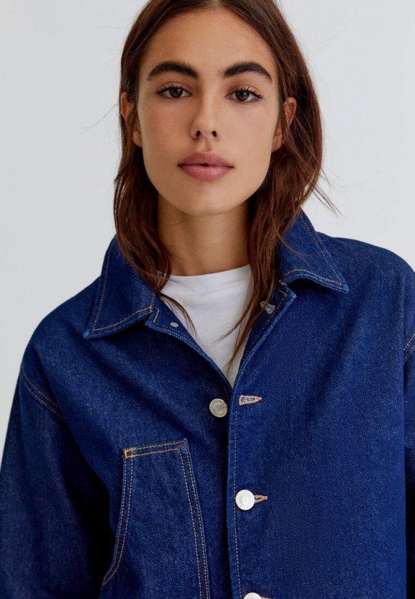 

Куртка джинсовая Pull&Bear, Синий