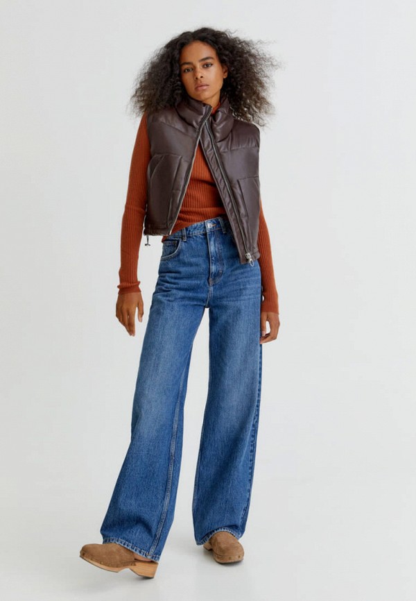 фото Жилет кожаный pull&bear