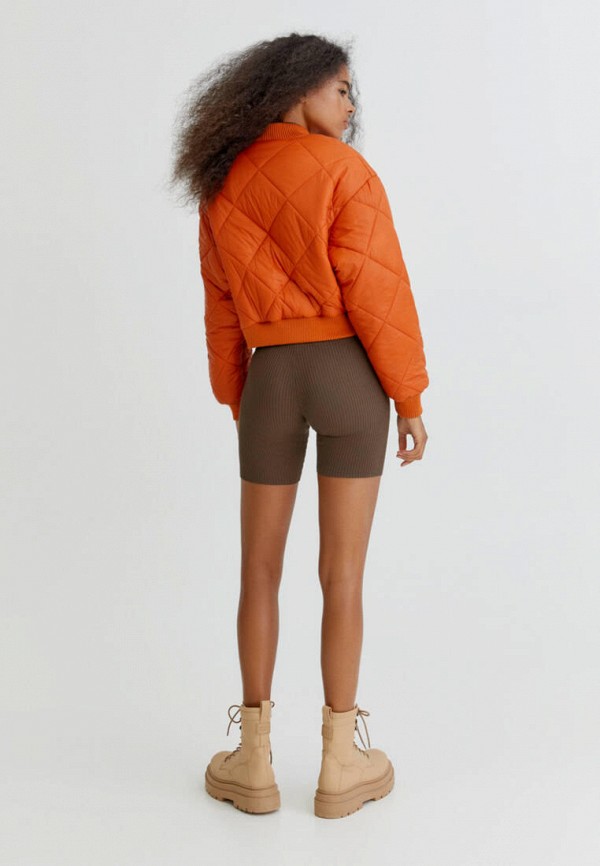 

Куртка утепленная Pull&Bear, Оранжевый
