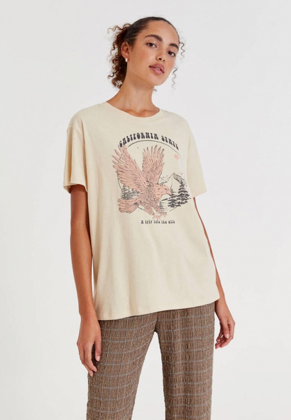

Футболка Pull&Bear, Бежевый