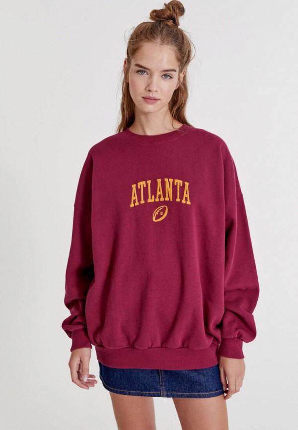 

Свитшот Pull&Bear, Бордовый