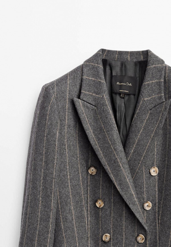 

Пиджак Massimo Dutti, Серый