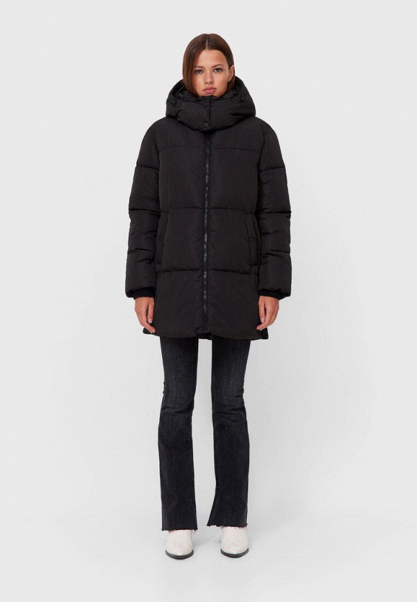 

Куртка утепленная Stradivarius, Черный