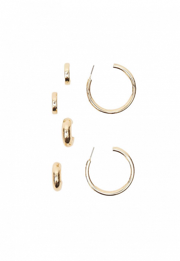 

Серьги 3 пары Stradivarius, Золотой