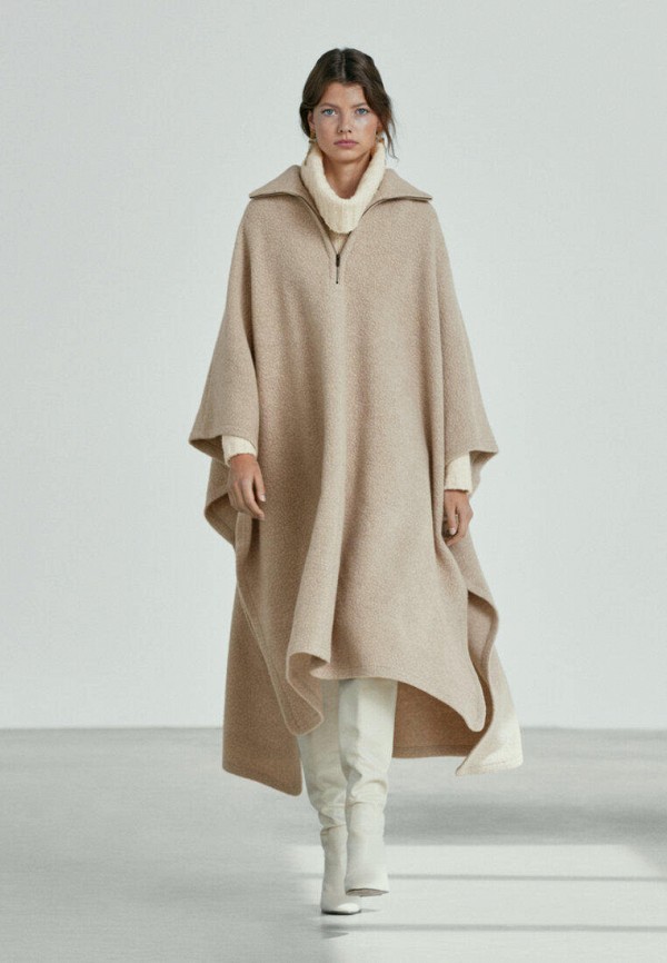 

Кейп Massimo Dutti, Бежевый