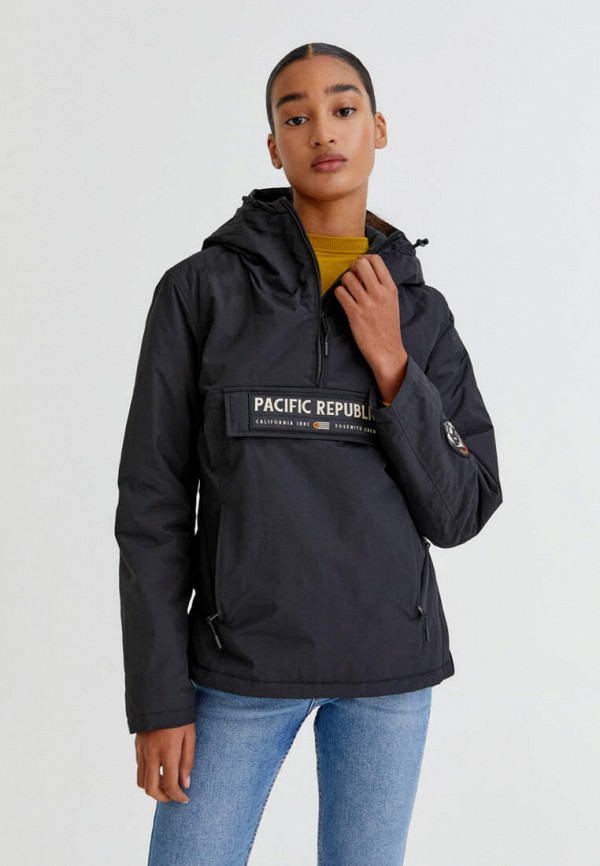 

Куртка утепленная Pull&Bear, Черный