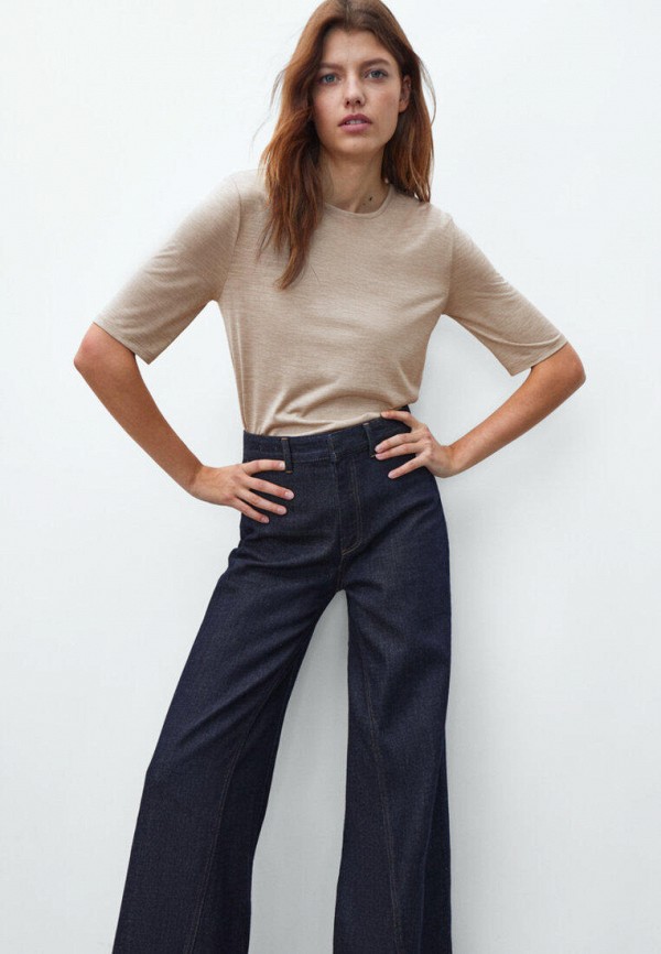 

Футболка Massimo Dutti, Бежевый
