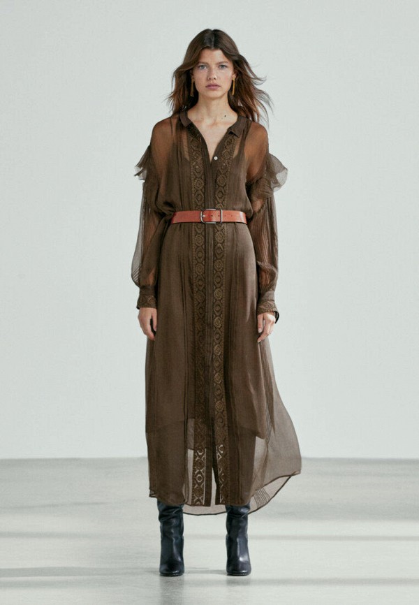 

Платье Massimo Dutti, Хаки