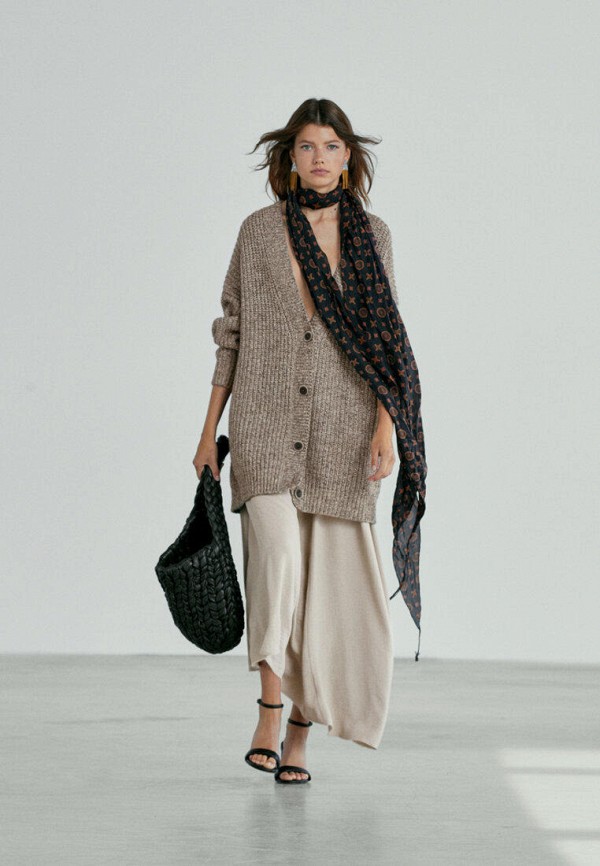 

Кардиган Massimo Dutti, Серый