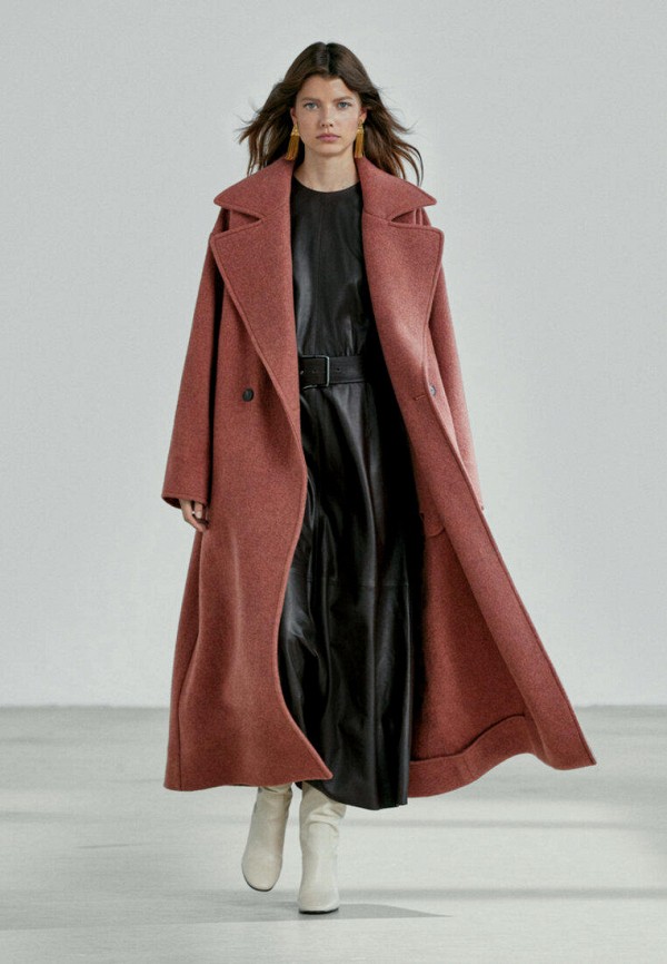 

Пальто Massimo Dutti, Бордовый