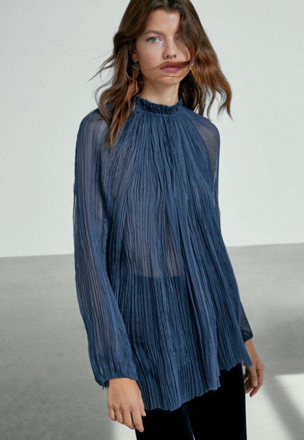 

Блуза Massimo Dutti, Синий