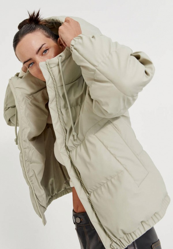 

Куртка утепленная Pull&Bear, Хаки