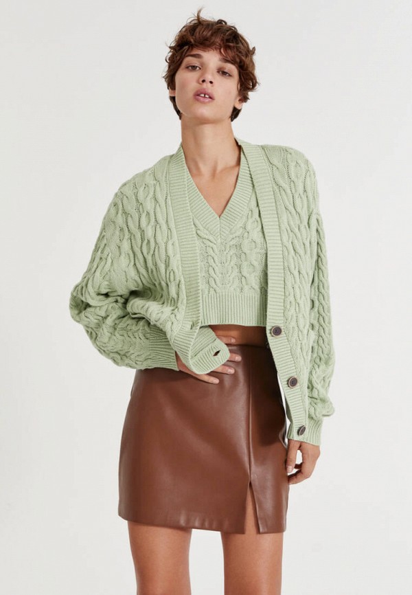 

Кардиган Pull&Bear, Зеленый