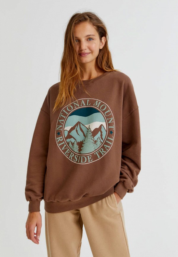 

Свитшот Pull&Bear, Коричневый