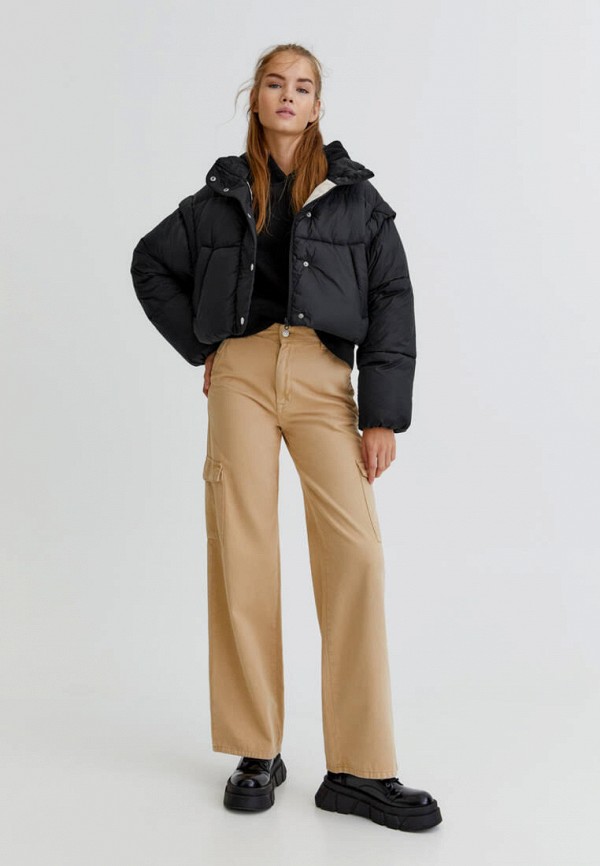 

Куртка утепленная Pull&Bear, Черный