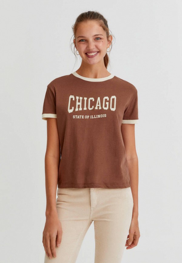 

Футболка Pull&Bear, Коричневый
