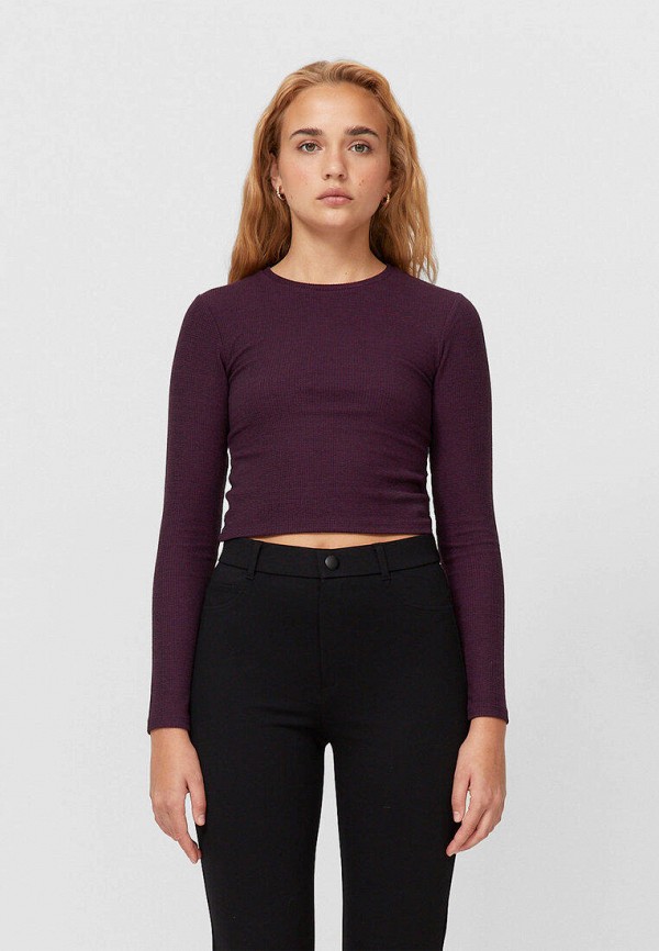 

Лонгслив Stradivarius, Фиолетовый