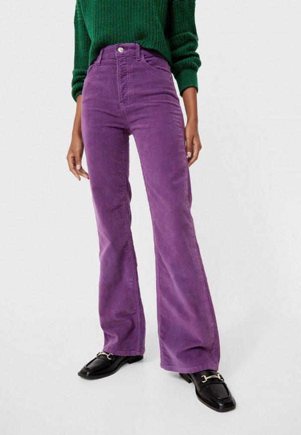 

Брюки Stradivarius, Фиолетовый