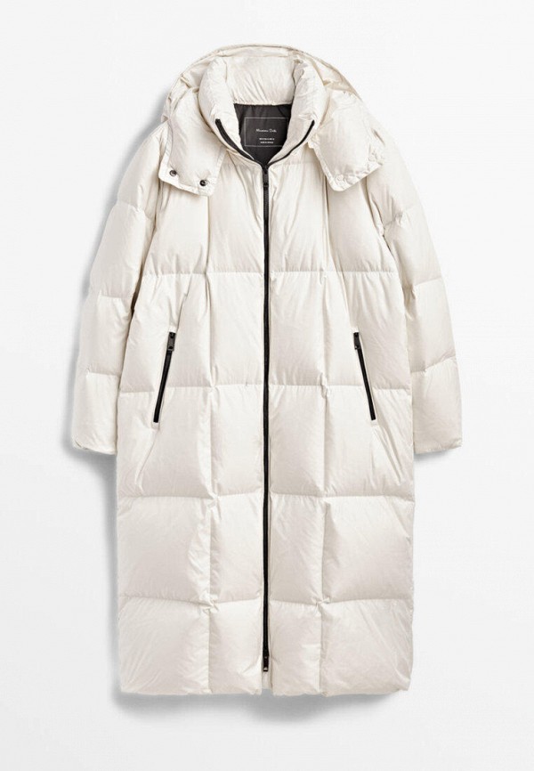 

Пуховик Massimo Dutti, Белый