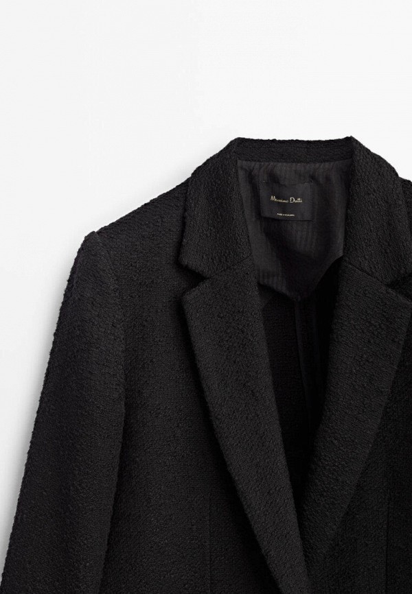 

Пиджак Massimo Dutti, Черный