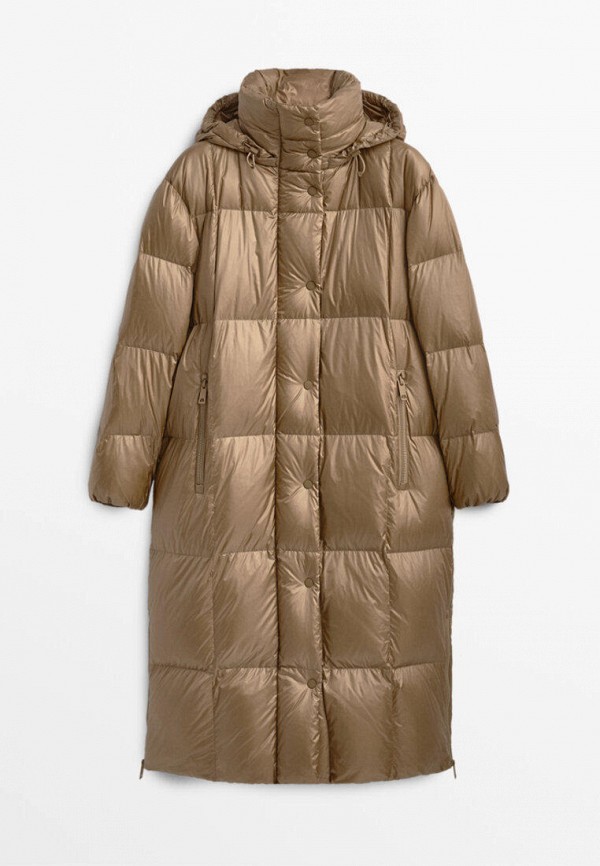 

Пуховик Massimo Dutti, Бежевый