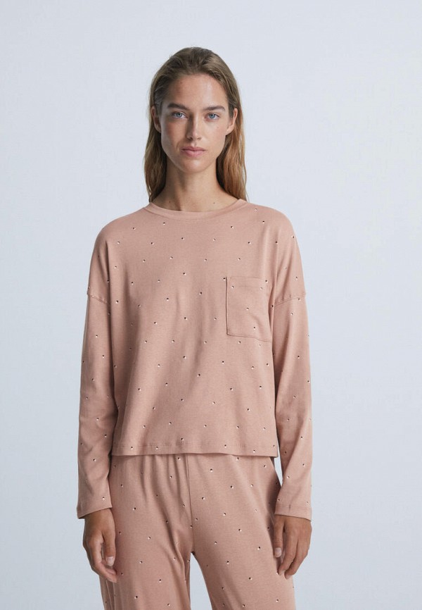 

Лонгслив домашний Oysho, Розовый