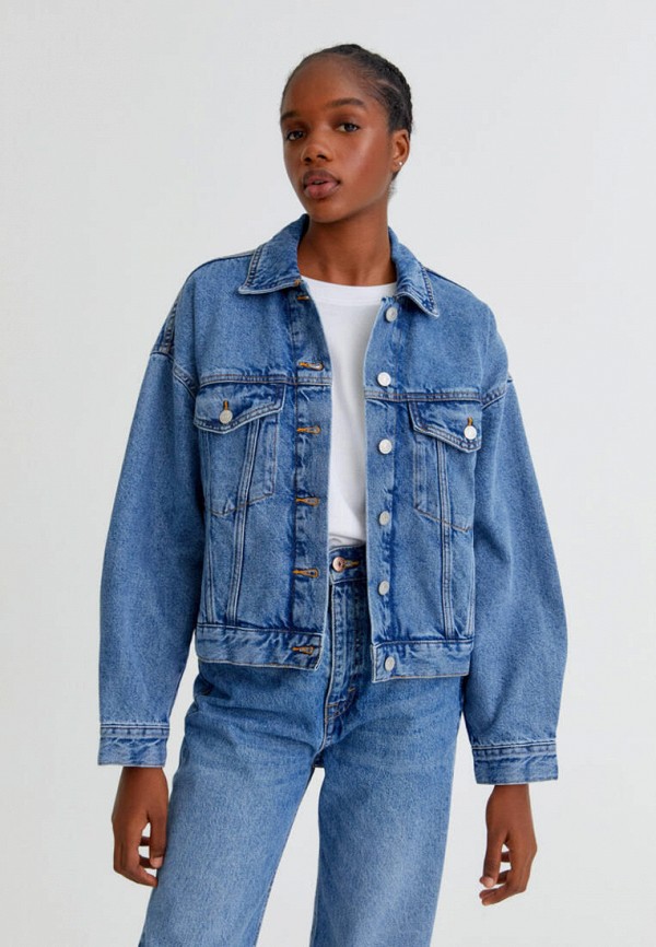 

Куртка джинсовая Pull&Bear, Синий