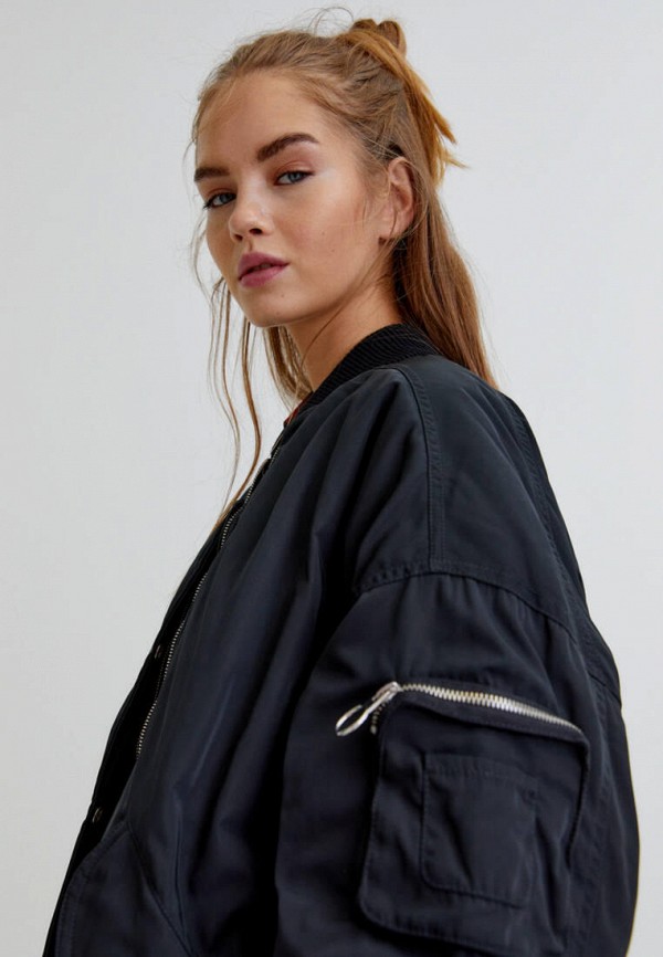 

Куртка утепленная Pull&Bear, Черный