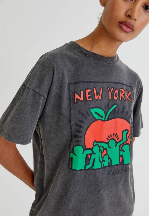 

Футболка Pull&Bear, Серый