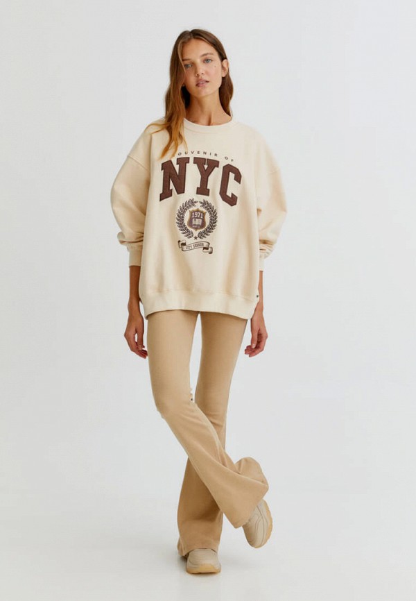 

Свитшот Pull&Bear, Бежевый