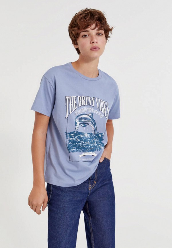 

Футболка Pull&Bear, Голубой