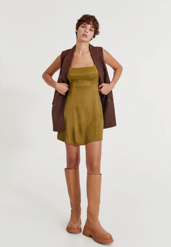 

Платье Pull&Bear, Хаки