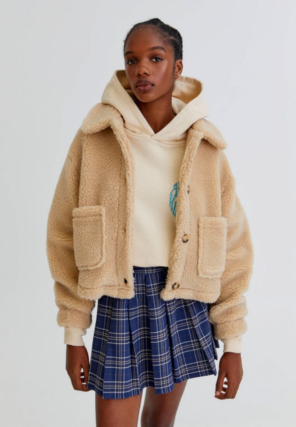 

Шуба Pull&Bear, Коричневый