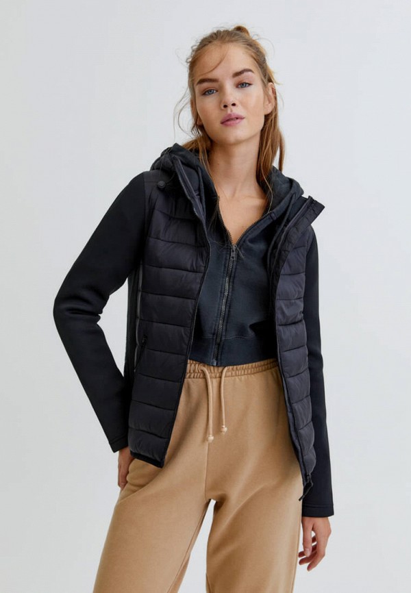 

Куртка утепленная Pull&Bear, Черный