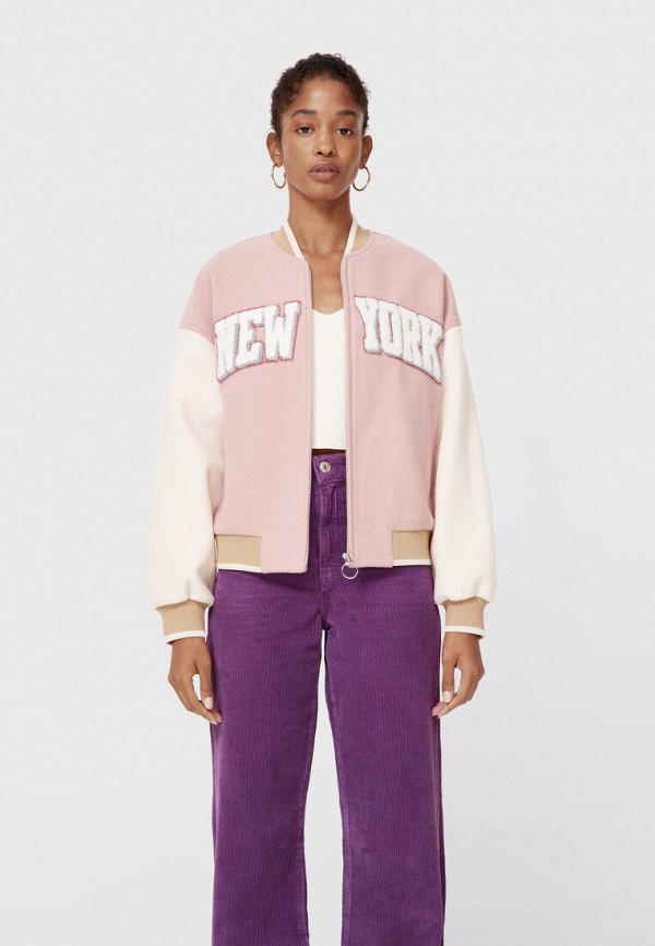 

Куртка Stradivarius, Розовый