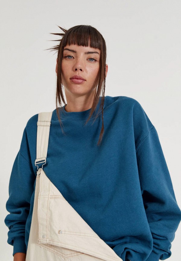 

Свитшот Pull&Bear, Бирюзовый
