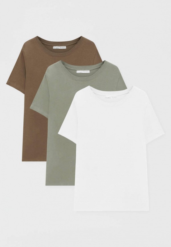 

Футболки 3 шт. Pull&Bear, Разноцветный