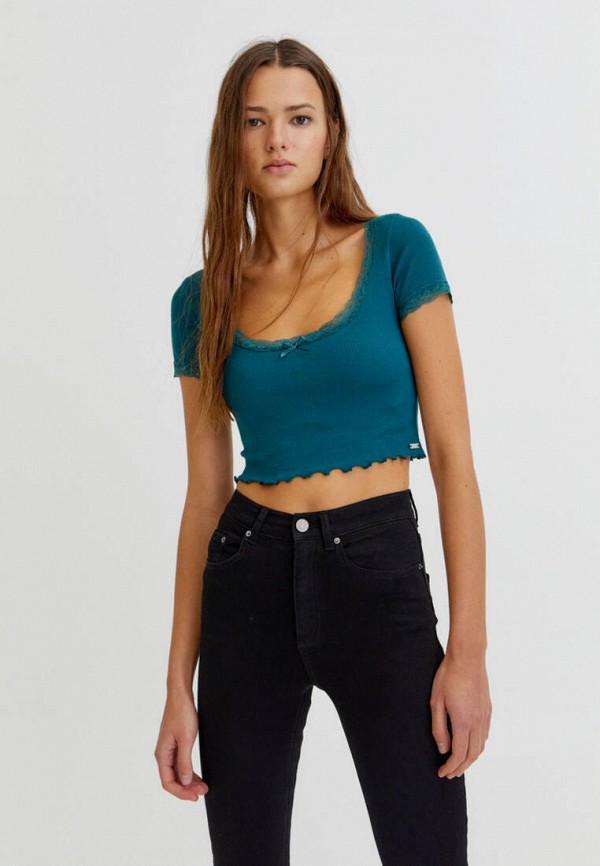 

Топ Pull&Bear, Бирюзовый