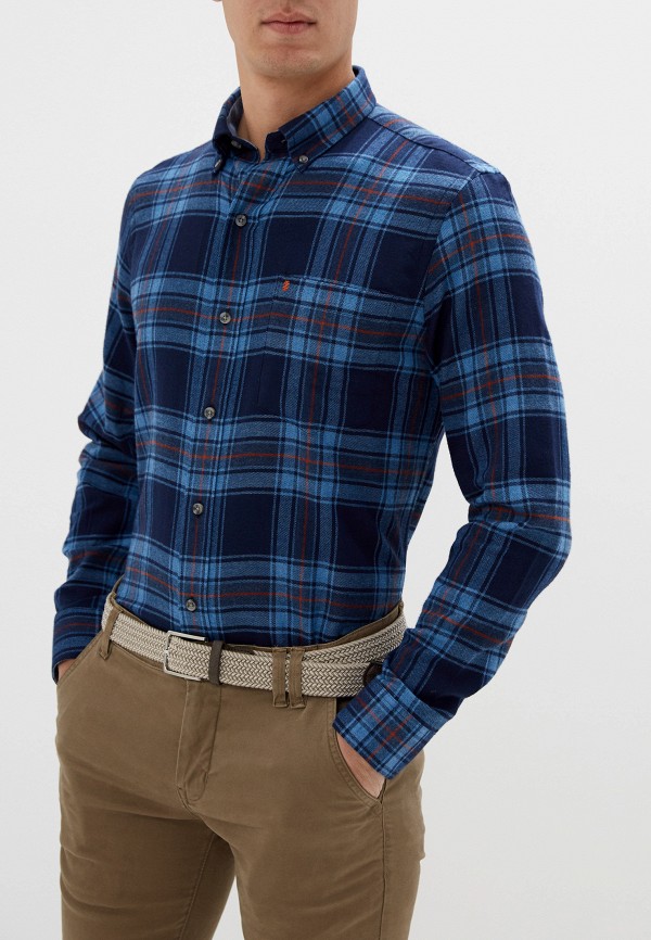 

Рубашка Izod, Синий, Flanel