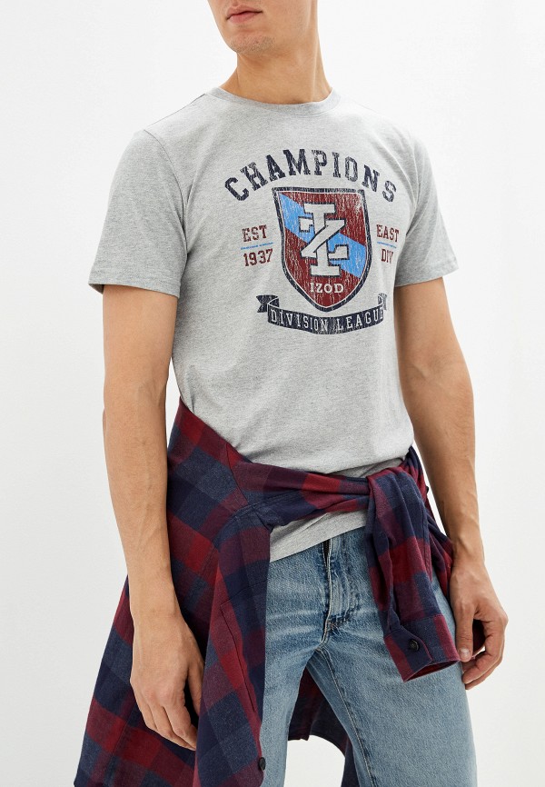 

Футболка Izod, Серый, Izod IZ003EMFNMY4