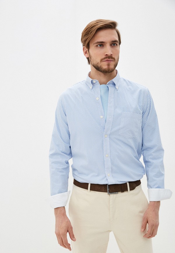 

Рубашка Izod, Голубой, Poplin