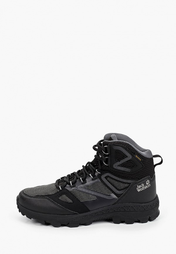 

Ботинки трекинговые Jack Wolfskin, Черный, DOWNHILL TEXAPORE MID W
