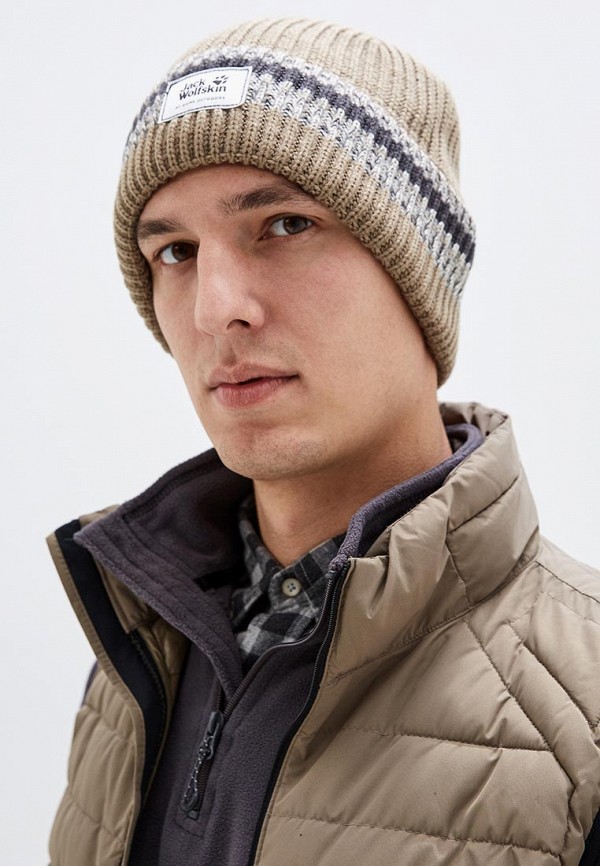 

Шапка Jack Wolfskin, Бежевый, Jack Wolfskin JA021CUGGBX0