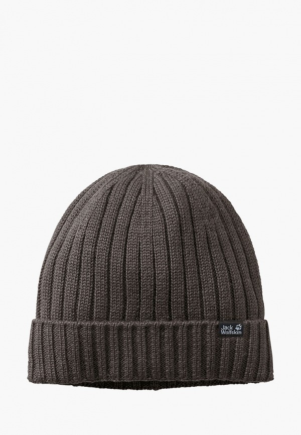 

Шапка Jack Wolfskin, Серый, STORMLOCK RIP KNIT CAP