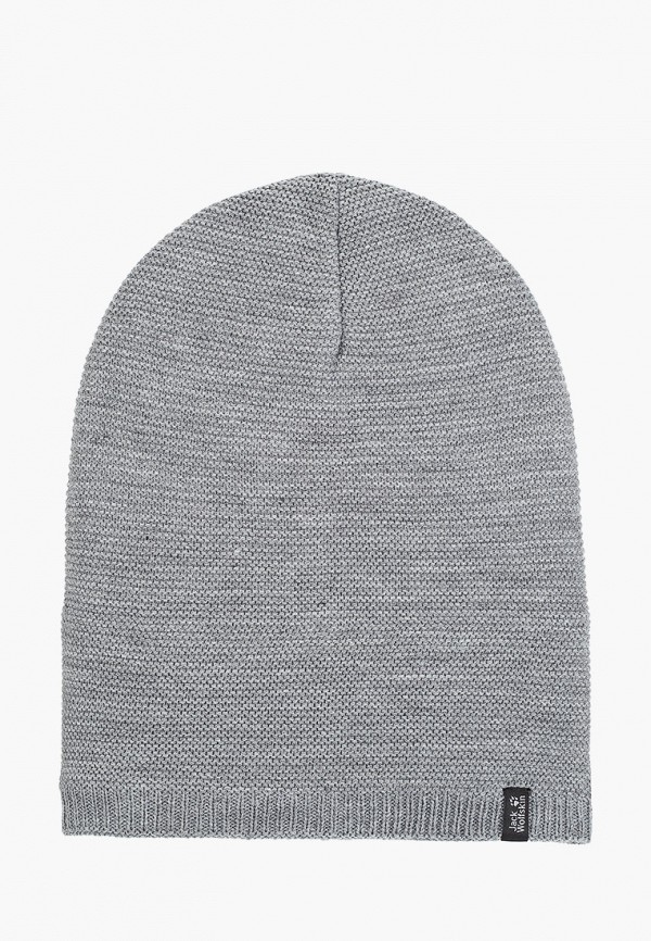 

Шапка Jack Wolfskin, Серый, STORMLOCK KNIT BEANIE